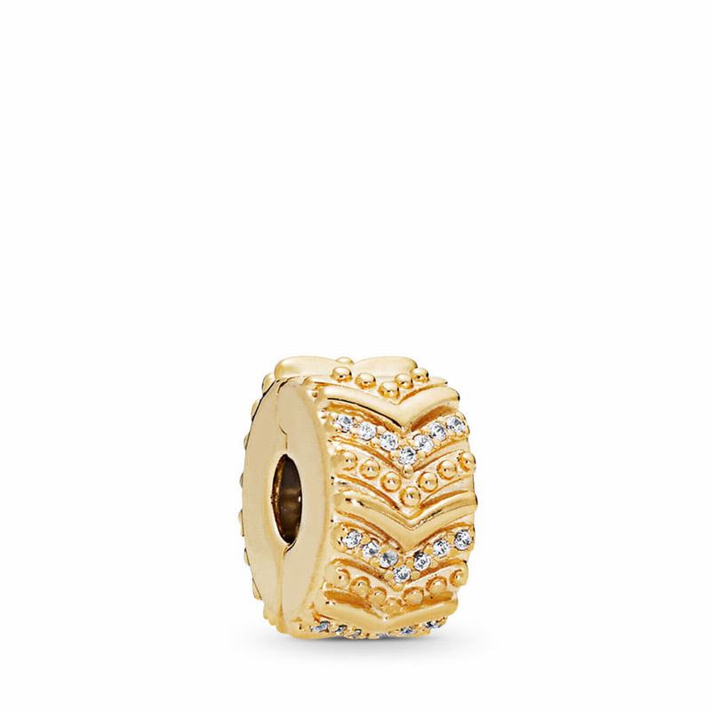 Pandora Shine™ Stylish Wish Clip Charm Sale NZ, 18ct Gold Plated (182953-UBD)